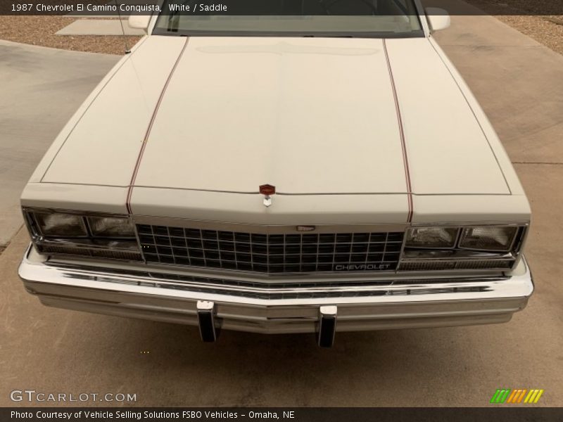 White / Saddle 1987 Chevrolet El Camino Conquista