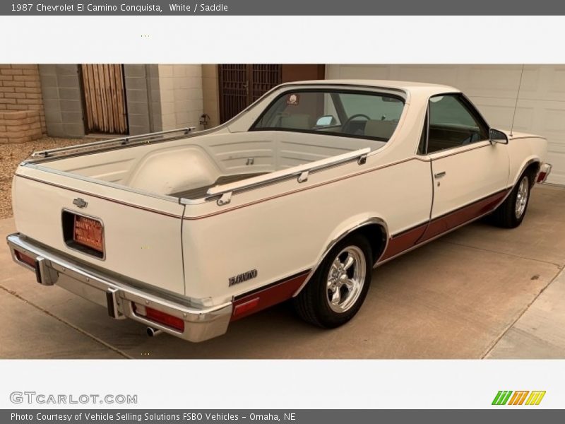  1987 El Camino Conquista White