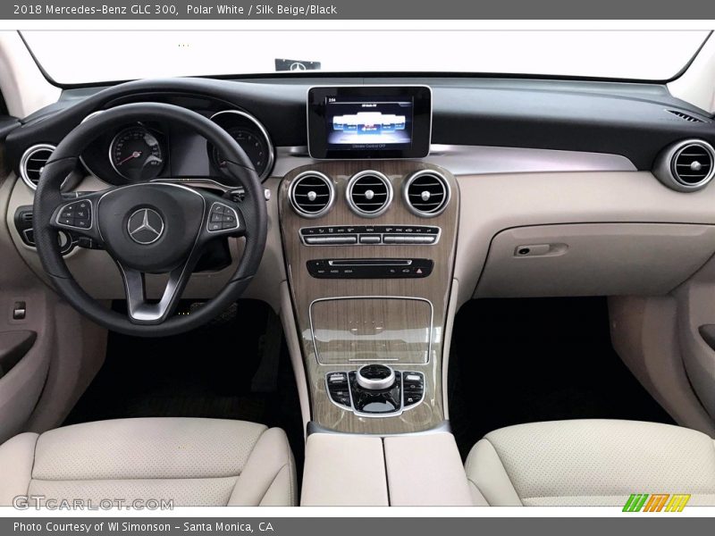 Polar White / Silk Beige/Black 2018 Mercedes-Benz GLC 300