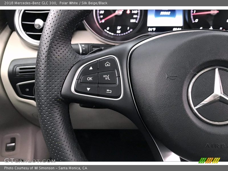 Polar White / Silk Beige/Black 2018 Mercedes-Benz GLC 300