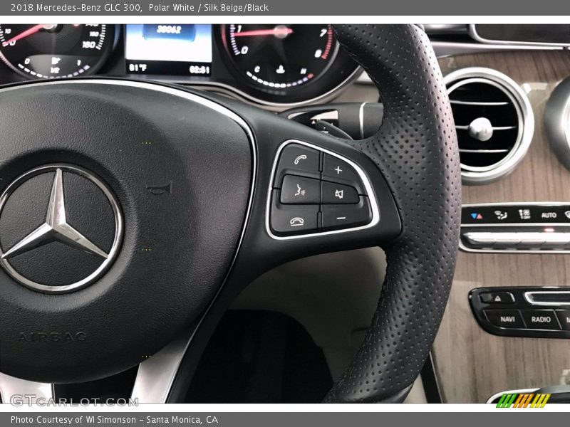 Polar White / Silk Beige/Black 2018 Mercedes-Benz GLC 300