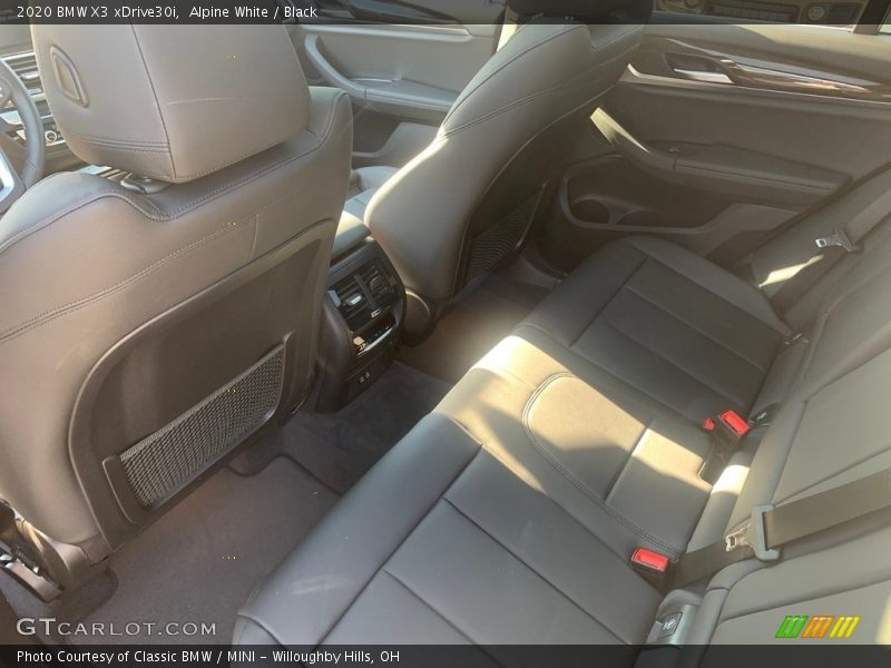 Alpine White / Black 2020 BMW X3 xDrive30i