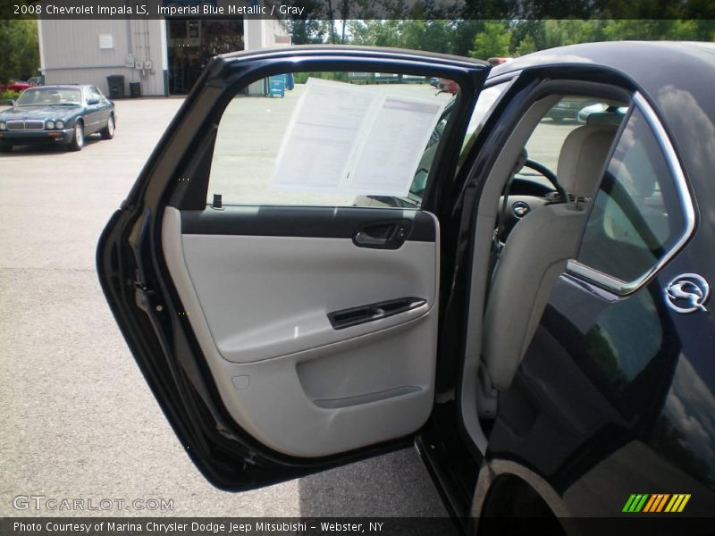 Imperial Blue Metallic / Gray 2008 Chevrolet Impala LS