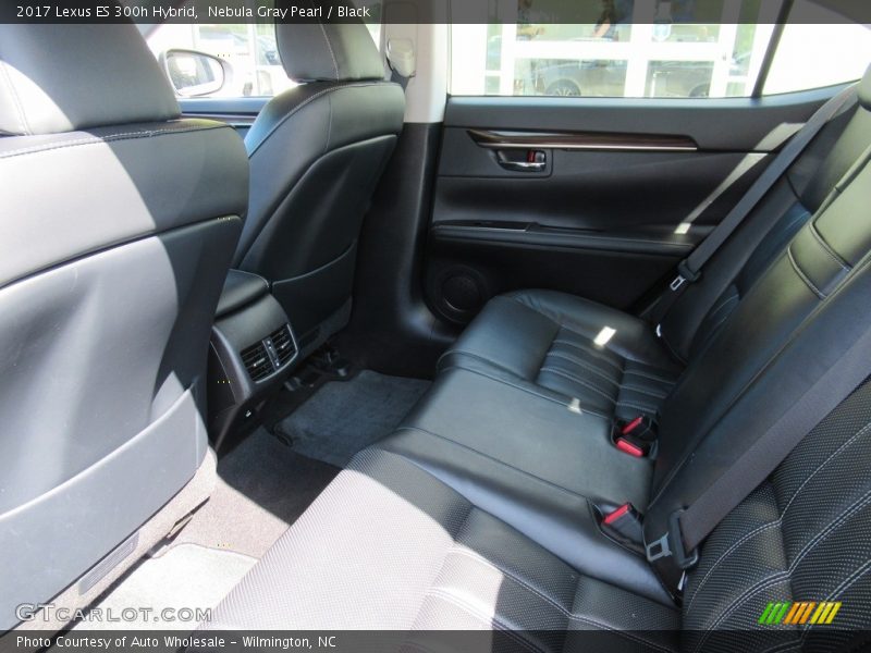 Nebula Gray Pearl / Black 2017 Lexus ES 300h Hybrid