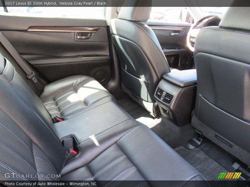 Nebula Gray Pearl / Black 2017 Lexus ES 300h Hybrid