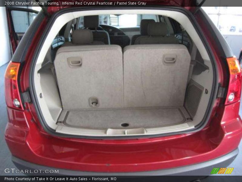 Inferno Red Crystal Pearlcoat / Pastel Slate Gray 2008 Chrysler Pacifica Touring
