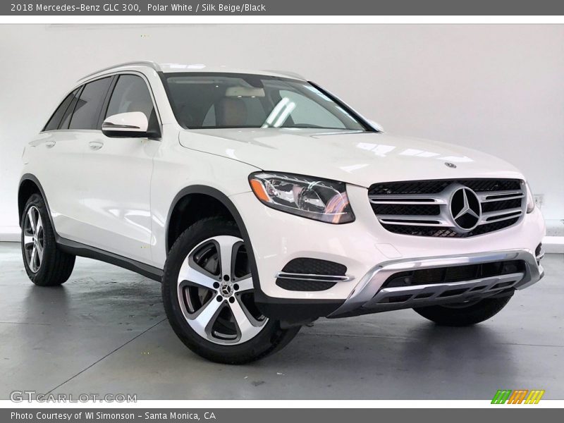 Polar White / Silk Beige/Black 2018 Mercedes-Benz GLC 300