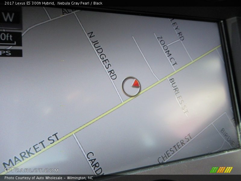 Nebula Gray Pearl / Black 2017 Lexus ES 300h Hybrid