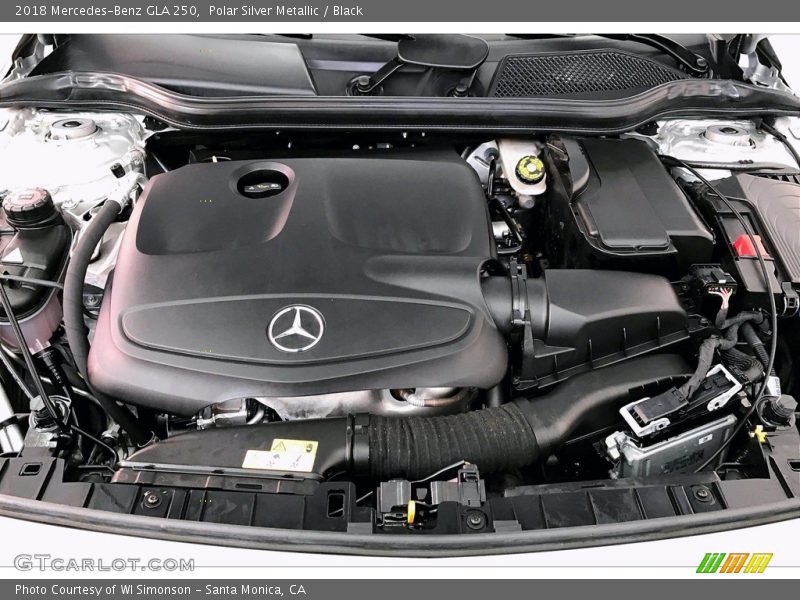 Polar Silver Metallic / Black 2018 Mercedes-Benz GLA 250