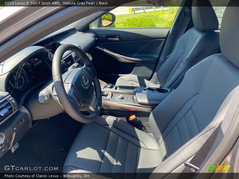 Nebula Gray Pearl / Black 2020 Lexus IS 300 F Sport AWD
