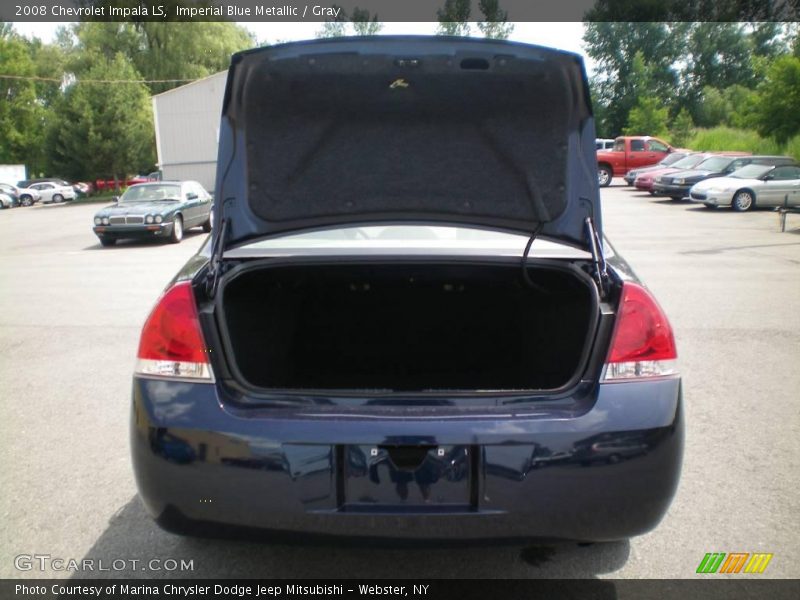 Imperial Blue Metallic / Gray 2008 Chevrolet Impala LS