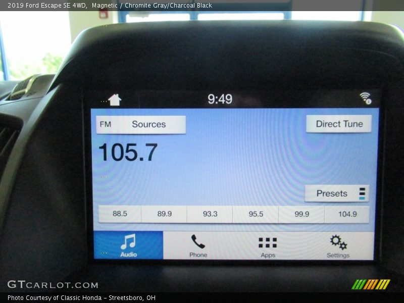 Magnetic / Chromite Gray/Charcoal Black 2019 Ford Escape SE 4WD