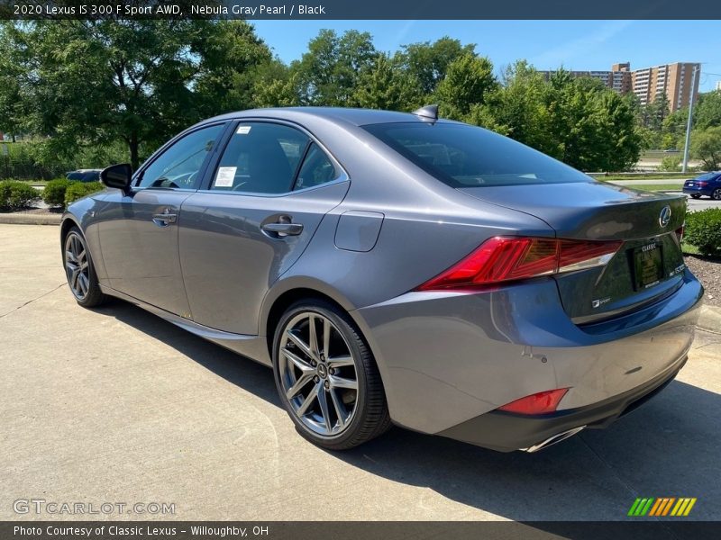 Nebula Gray Pearl / Black 2020 Lexus IS 300 F Sport AWD