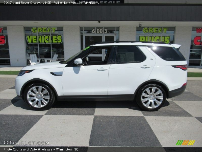Fuji White / Vintage Tan/Ebony 2017 Land Rover Discovery HSE