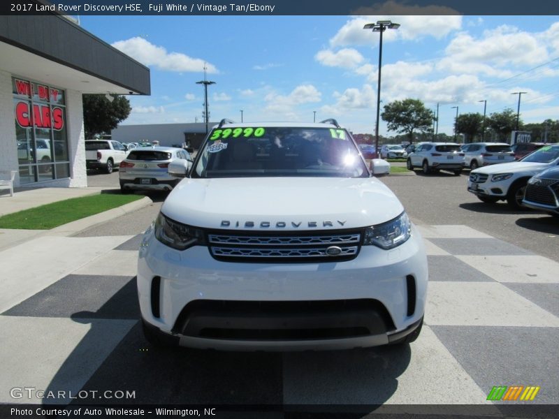 Fuji White / Vintage Tan/Ebony 2017 Land Rover Discovery HSE