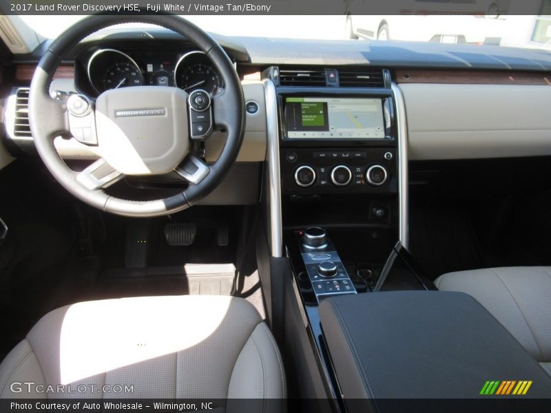 Fuji White / Vintage Tan/Ebony 2017 Land Rover Discovery HSE