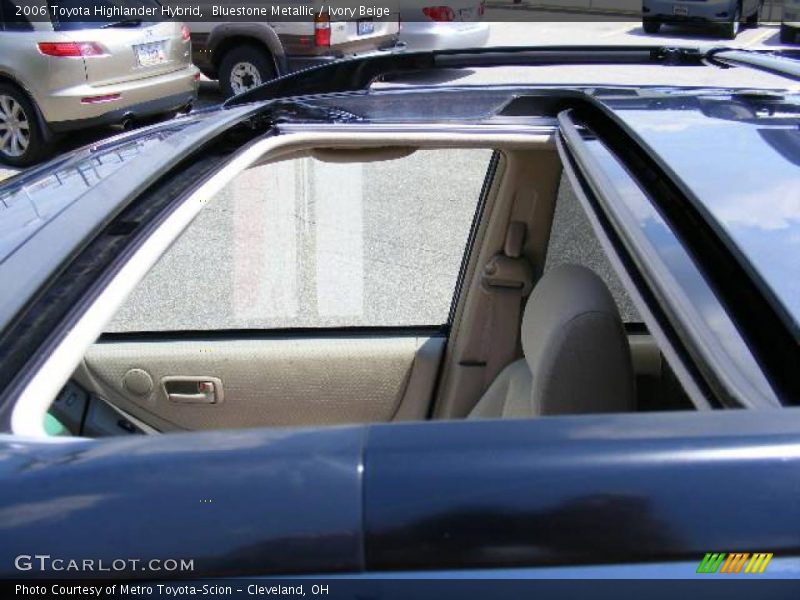 Bluestone Metallic / Ivory Beige 2006 Toyota Highlander Hybrid