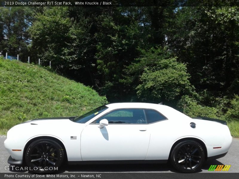 White Knuckle / Black 2019 Dodge Challenger R/T Scat Pack