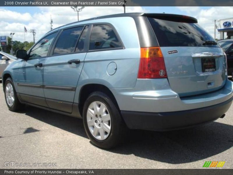 Clearwater Blue Pearlcoat / Pastel Slate Gray 2008 Chrysler Pacifica LX