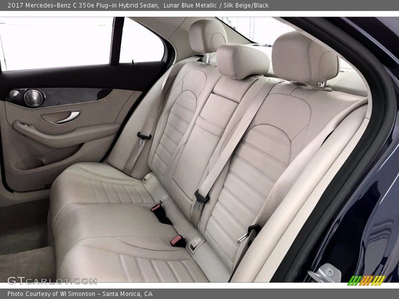 Rear Seat of 2017 C 350e Plug-in Hybrid Sedan