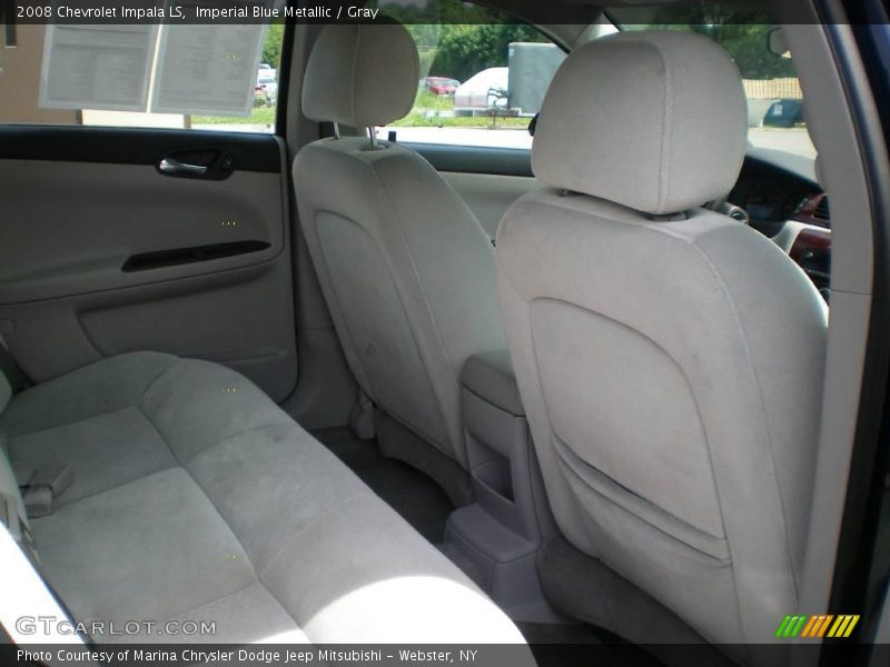 Imperial Blue Metallic / Gray 2008 Chevrolet Impala LS