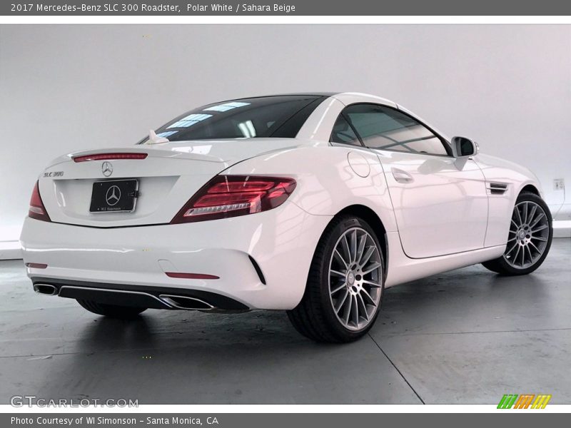 Polar White / Sahara Beige 2017 Mercedes-Benz SLC 300 Roadster