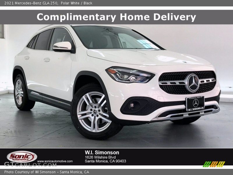 Polar White / Black 2021 Mercedes-Benz GLA 250