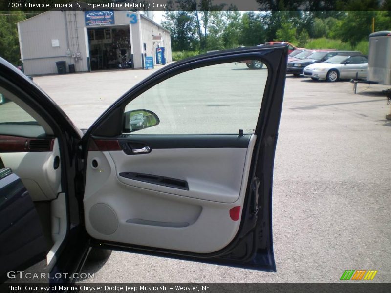 Imperial Blue Metallic / Gray 2008 Chevrolet Impala LS
