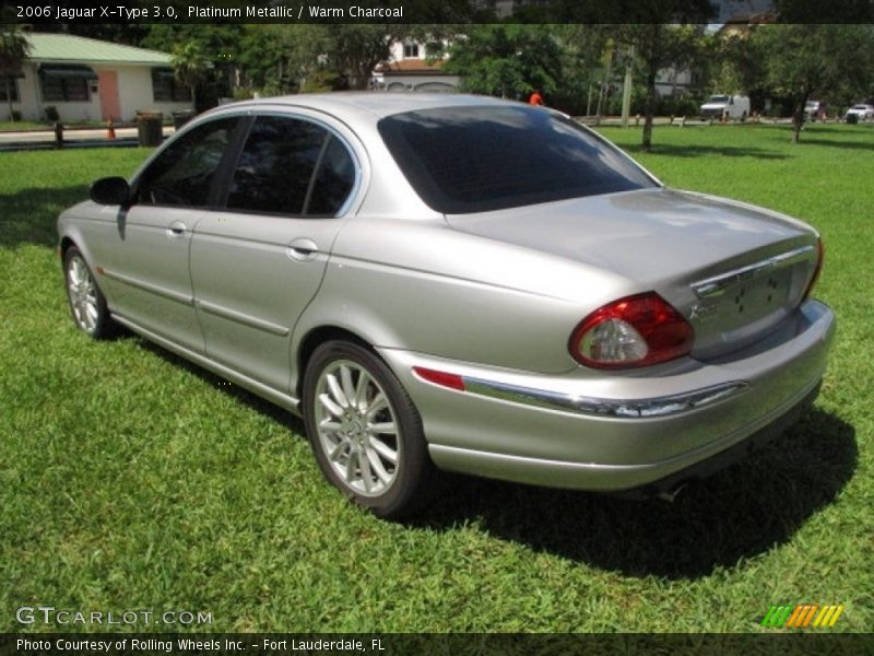 Platinum Metallic / Warm Charcoal 2006 Jaguar X-Type 3.0