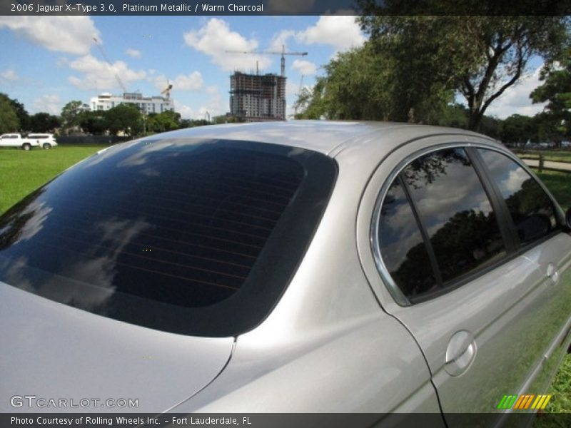 Platinum Metallic / Warm Charcoal 2006 Jaguar X-Type 3.0