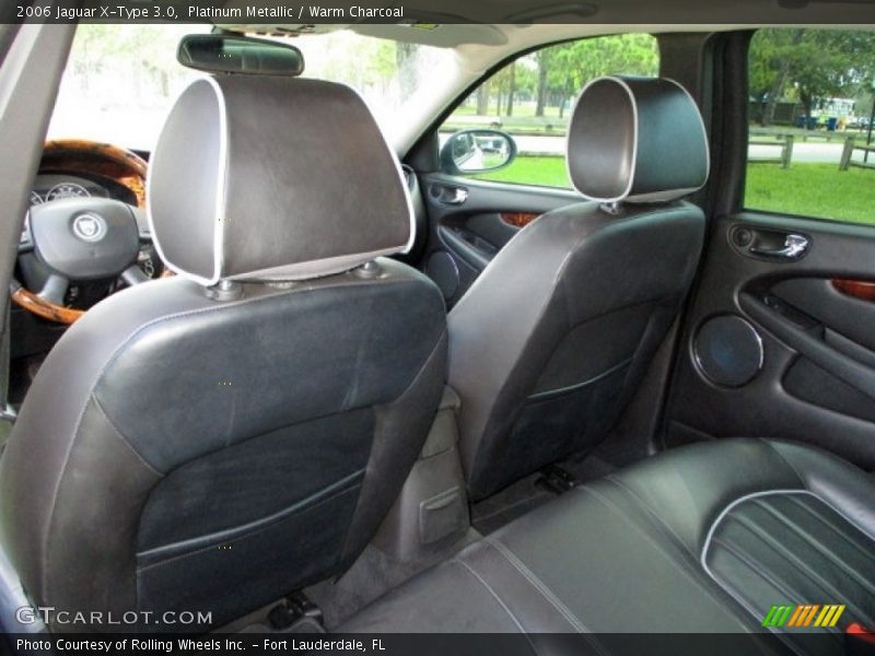 Platinum Metallic / Warm Charcoal 2006 Jaguar X-Type 3.0