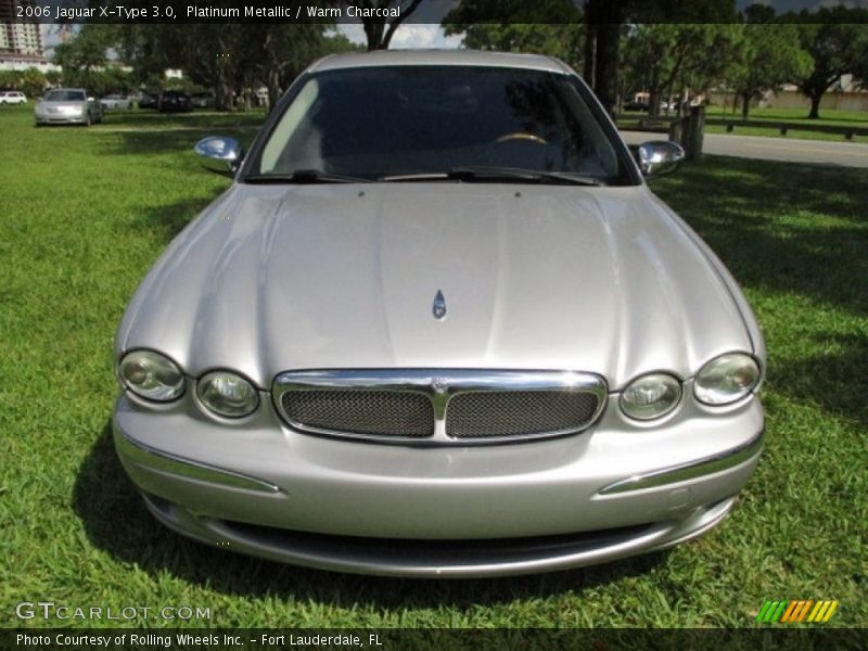 Platinum Metallic / Warm Charcoal 2006 Jaguar X-Type 3.0