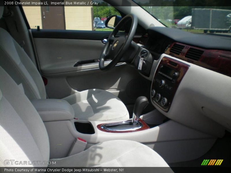 Imperial Blue Metallic / Gray 2008 Chevrolet Impala LS
