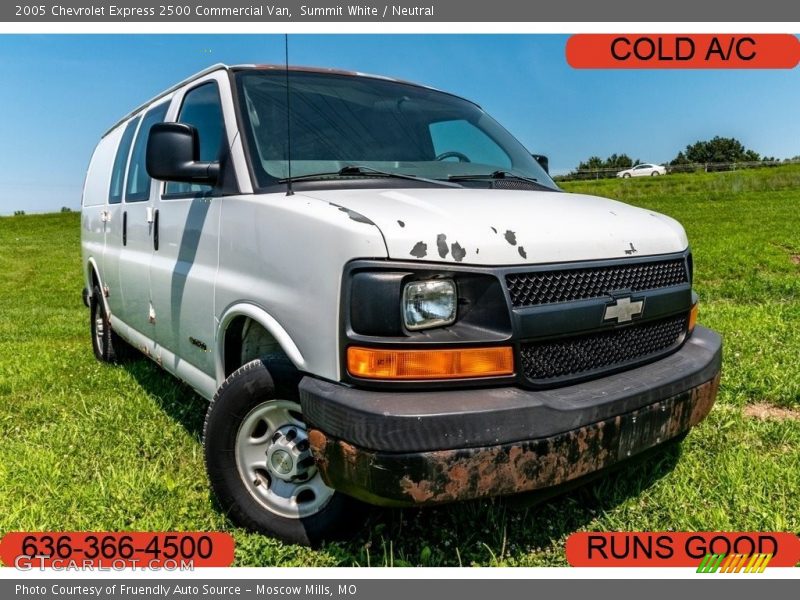 Summit White / Neutral 2005 Chevrolet Express 2500 Commercial Van