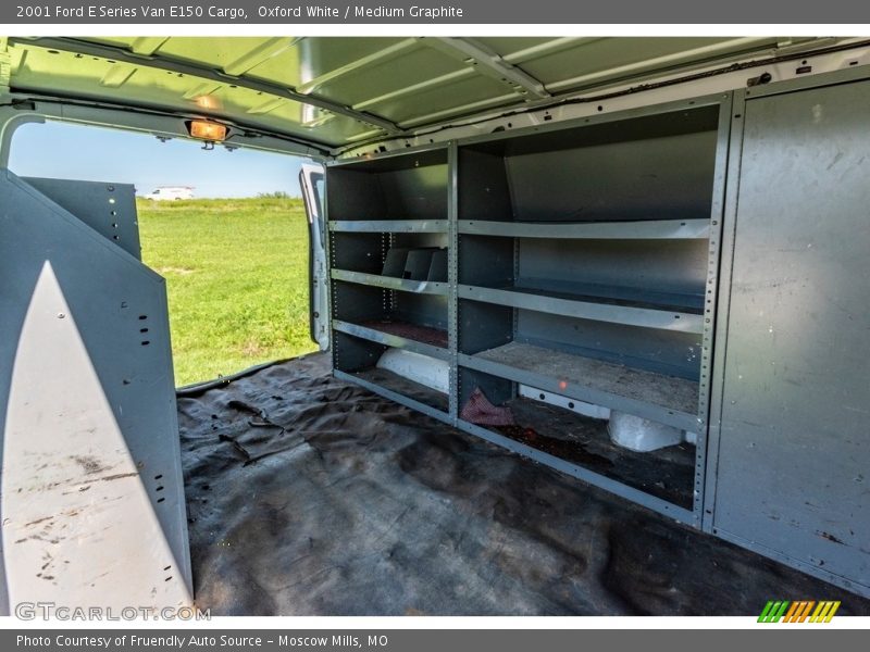 Oxford White / Medium Graphite 2001 Ford E Series Van E150 Cargo