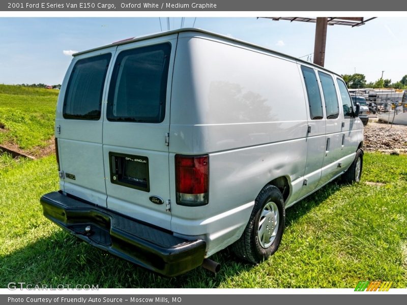 Oxford White / Medium Graphite 2001 Ford E Series Van E150 Cargo