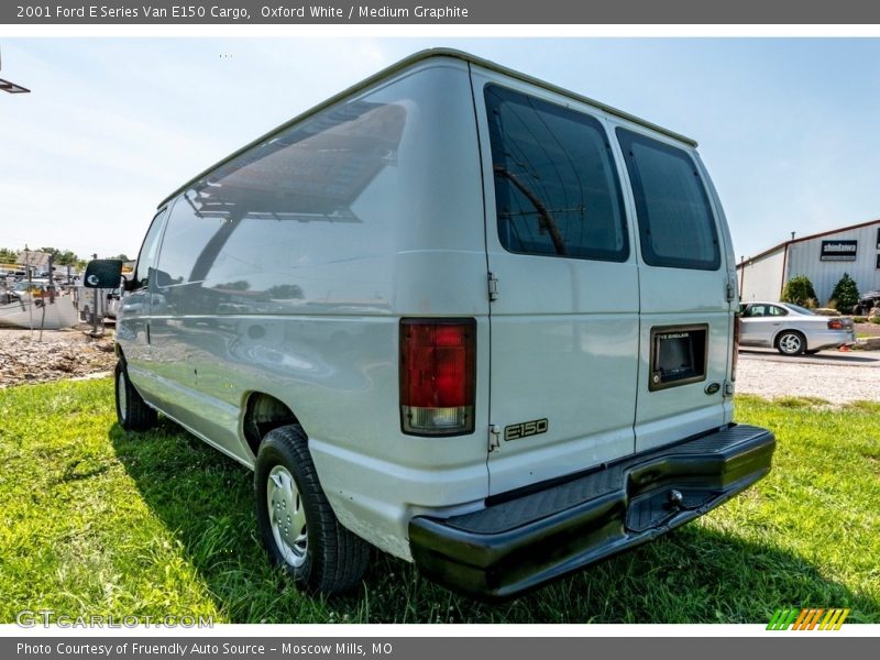Oxford White / Medium Graphite 2001 Ford E Series Van E150 Cargo