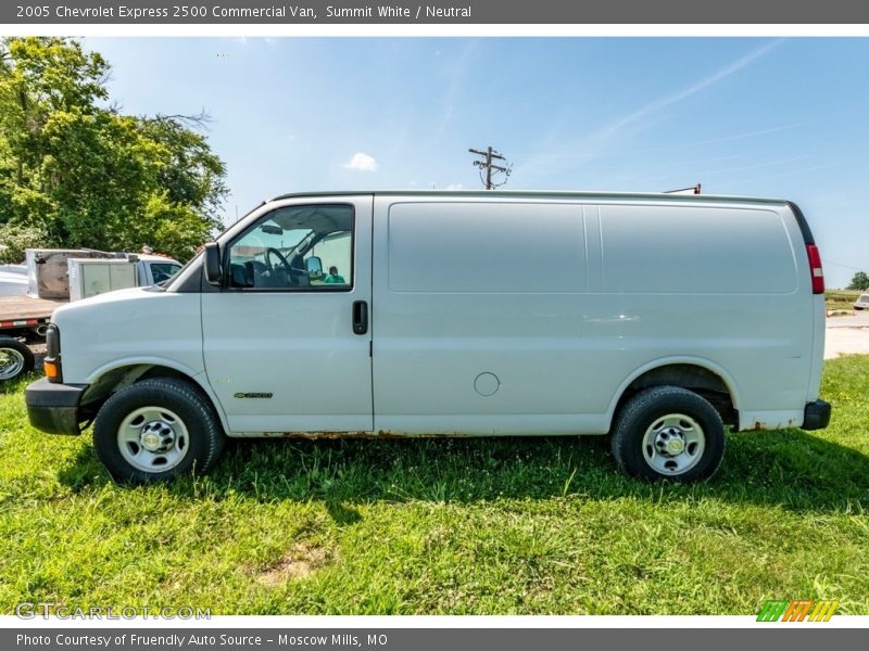 Summit White / Neutral 2005 Chevrolet Express 2500 Commercial Van