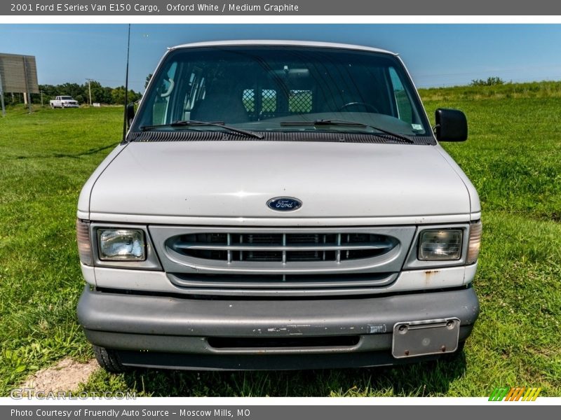 Oxford White / Medium Graphite 2001 Ford E Series Van E150 Cargo