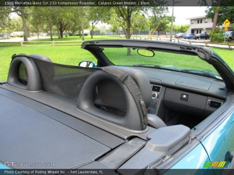Calypso Green Metallic / Black 1998 Mercedes-Benz SLK 230 Kompressor Roadster