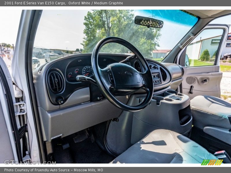  2001 E Series Van E150 Cargo Medium Graphite Interior