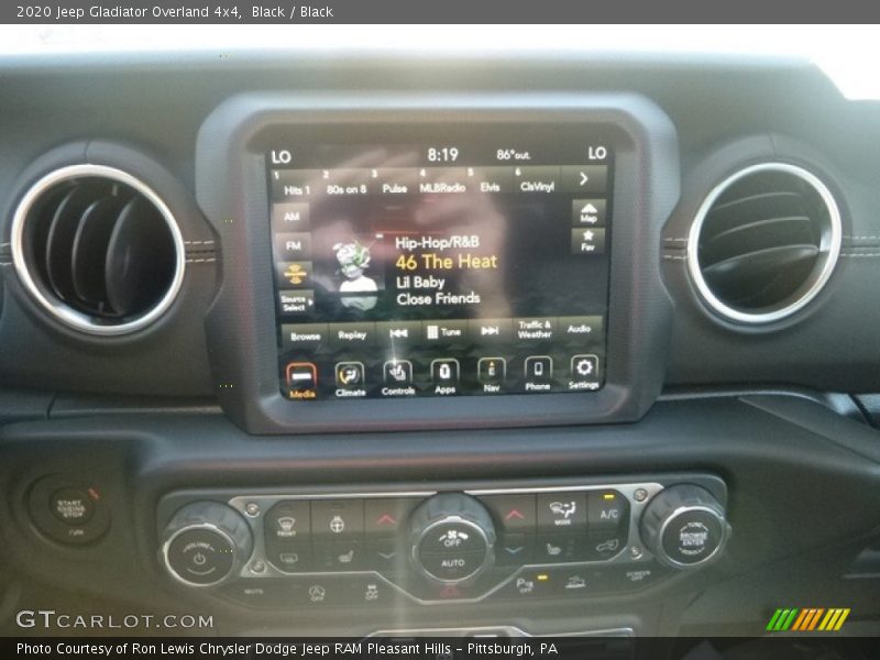 Black / Black 2020 Jeep Gladiator Overland 4x4