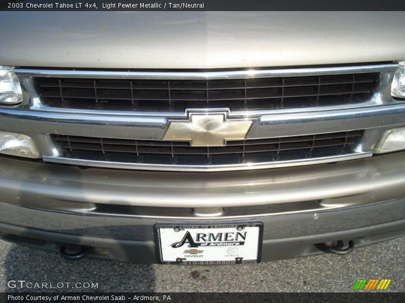 Light Pewter Metallic / Tan/Neutral 2003 Chevrolet Tahoe LT 4x4
