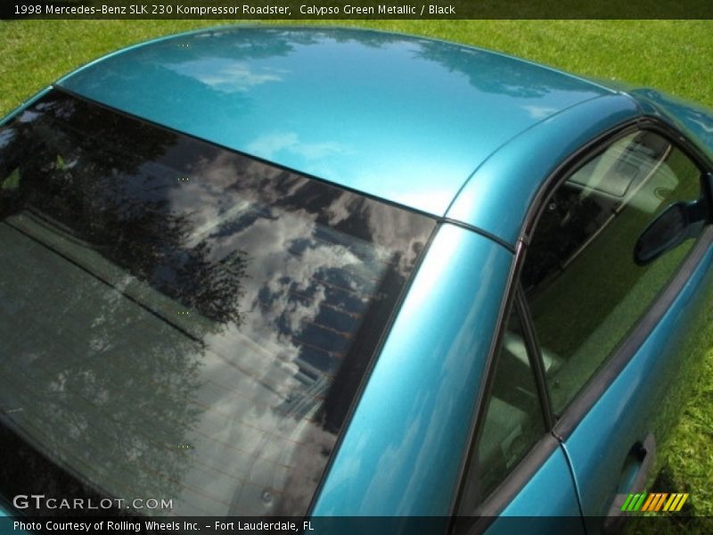 Calypso Green Metallic / Black 1998 Mercedes-Benz SLK 230 Kompressor Roadster