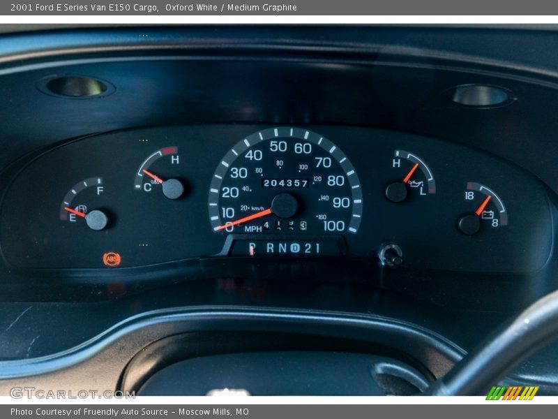  2001 E Series Van E150 Cargo E150 Cargo Gauges
