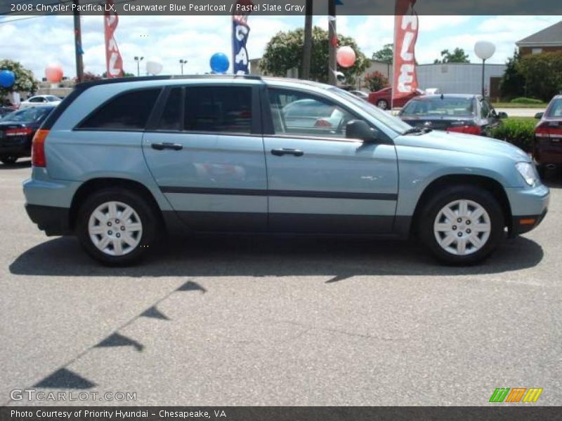 Clearwater Blue Pearlcoat / Pastel Slate Gray 2008 Chrysler Pacifica LX