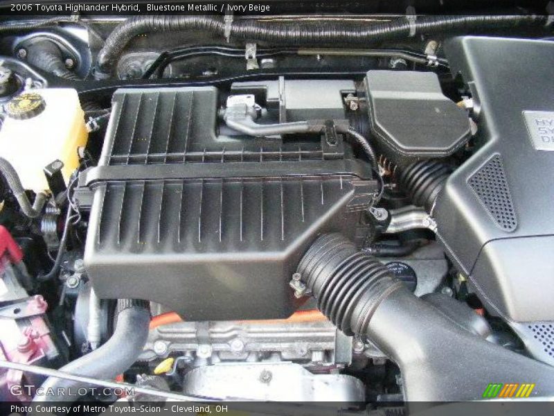 Bluestone Metallic / Ivory Beige 2006 Toyota Highlander Hybrid