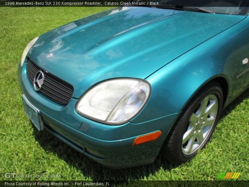 Calypso Green Metallic / Black 1998 Mercedes-Benz SLK 230 Kompressor Roadster