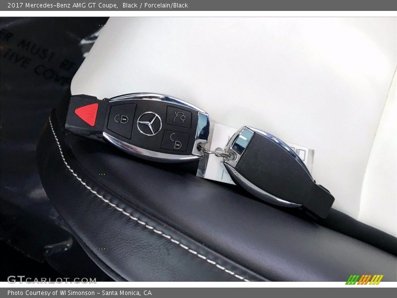 Black / Porcelain/Black 2017 Mercedes-Benz AMG GT Coupe