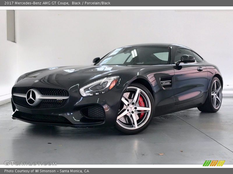 Black / Porcelain/Black 2017 Mercedes-Benz AMG GT Coupe